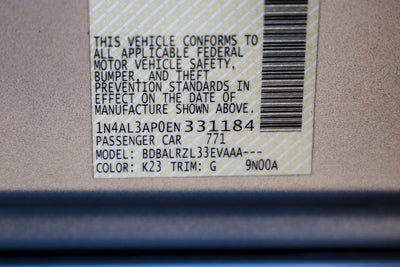 2014 Nissan Altima 2.5 S