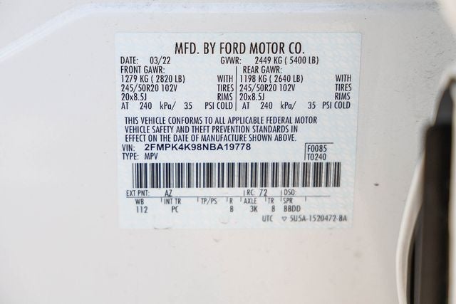 2022 Ford Edge Titanium