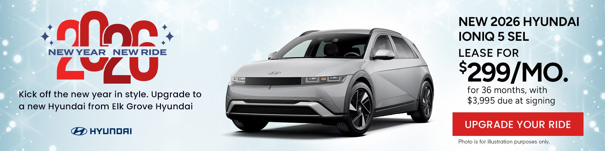 Lease for $299/month for 36 months $3,995 due at signing