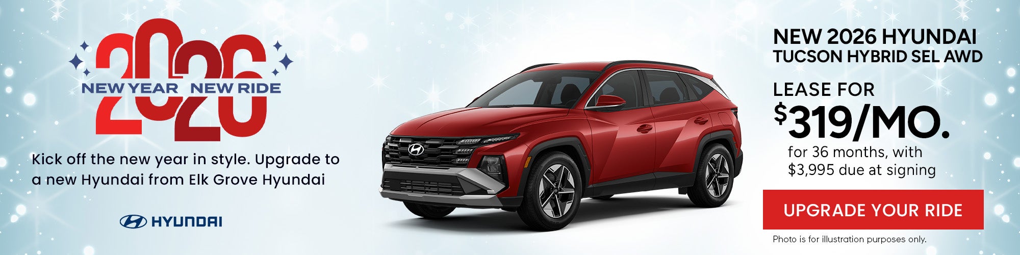 Lease for $319/month for 36 months $3,995 due at signing